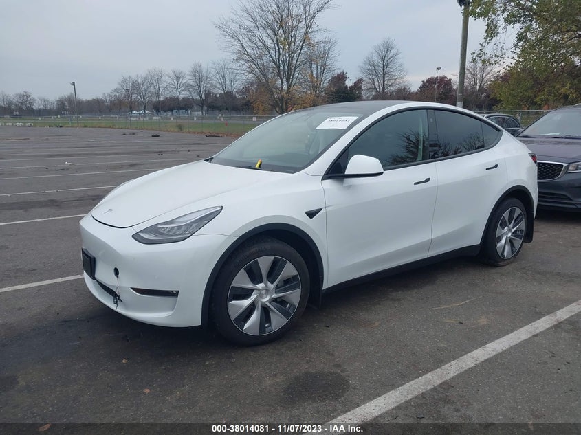 VIN 7SAYGDEEXNF401271 2022 TESLA MODEL Y
