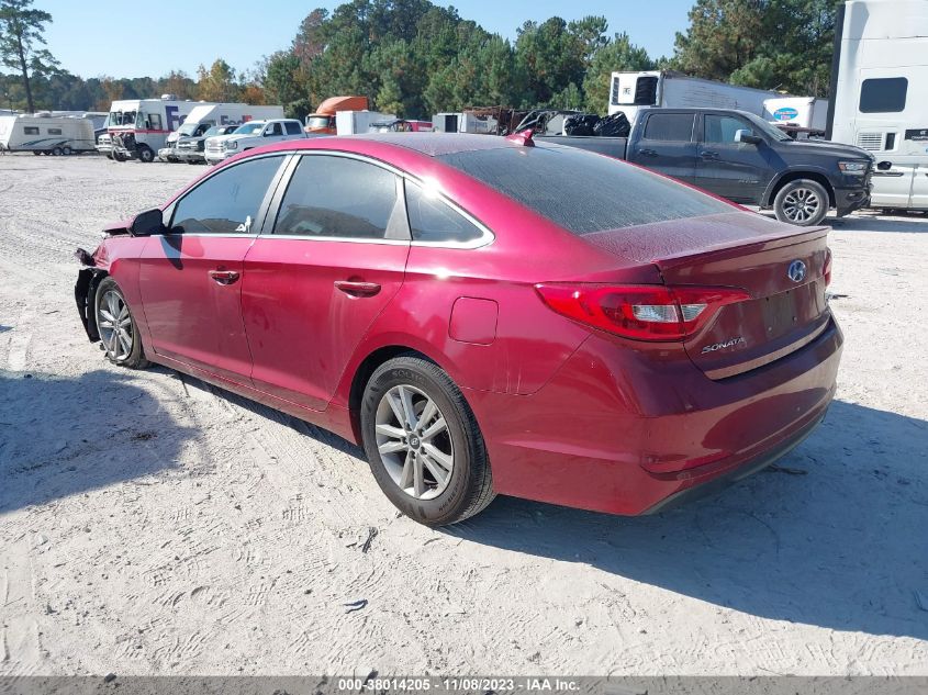 2016 HYUNDAI SONATA SE - 5NPE24AF3GH365134