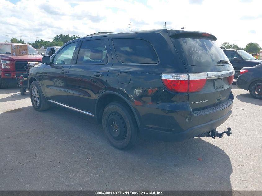 2013 DODGE DURANGO SXT - 1C4RDHAG4DC653666