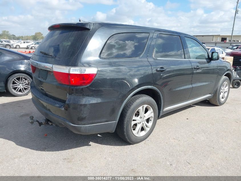 2013 DODGE DURANGO SXT - 1C4RDHAG4DC653666