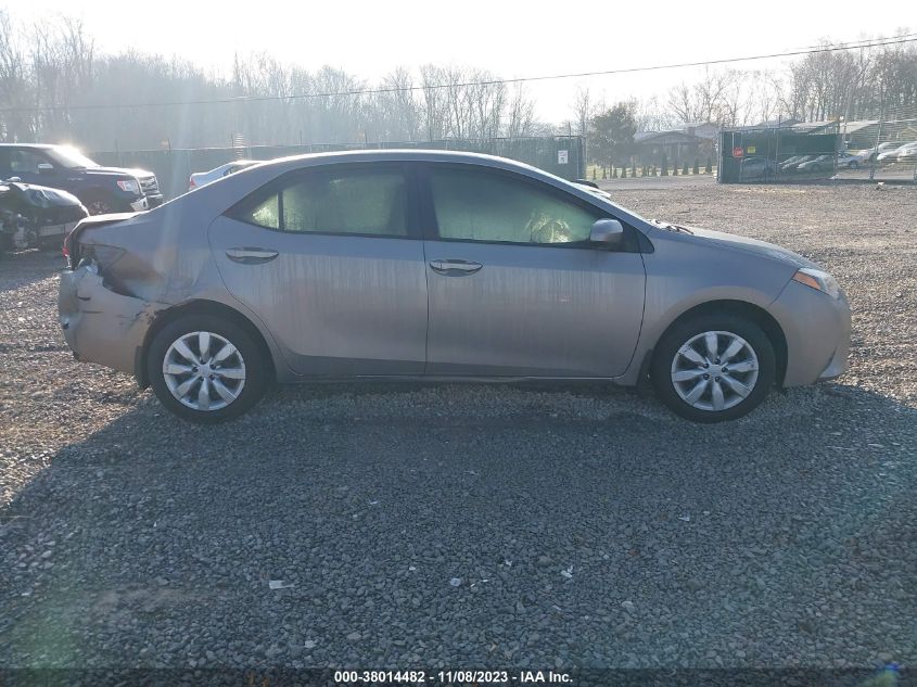 2014 TOYOTA COROLLA L/LE/LE PLS/PRM/S/S PLS - 2T1BURHE5EC033705