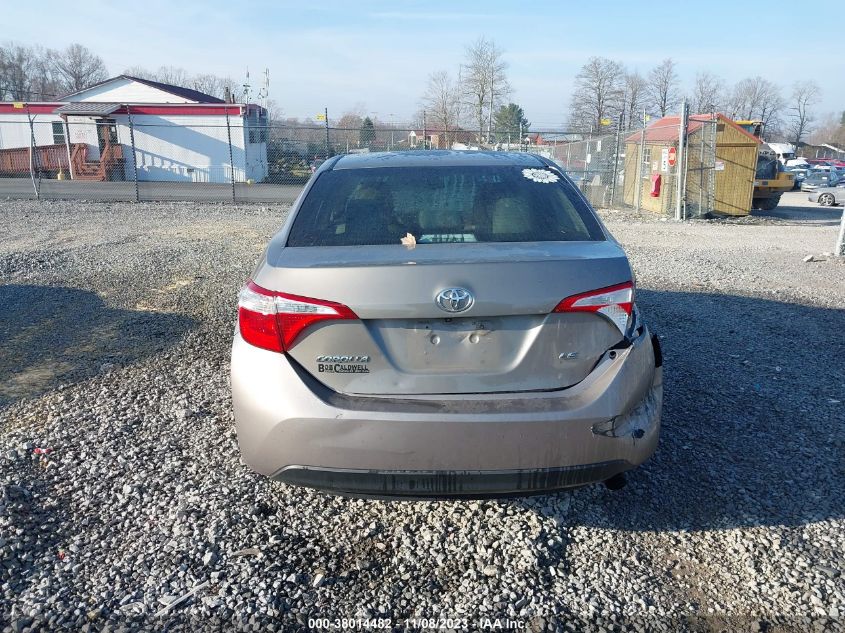 2014 TOYOTA COROLLA L/LE/LE PLS/PRM/S/S PLS - 2T1BURHE5EC033705