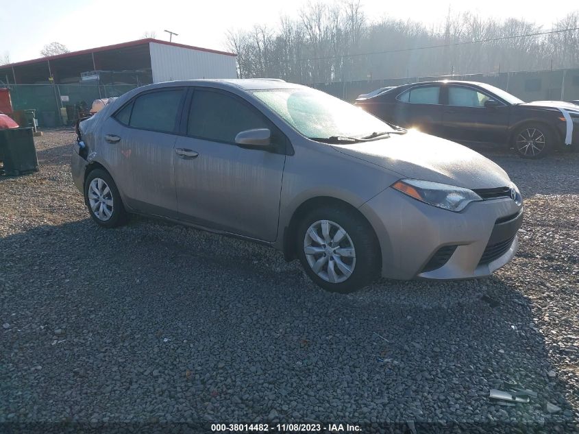 2014 TOYOTA COROLLA L/LE/LE PLS/PRM/S/S PLS - 2T1BURHE5EC033705