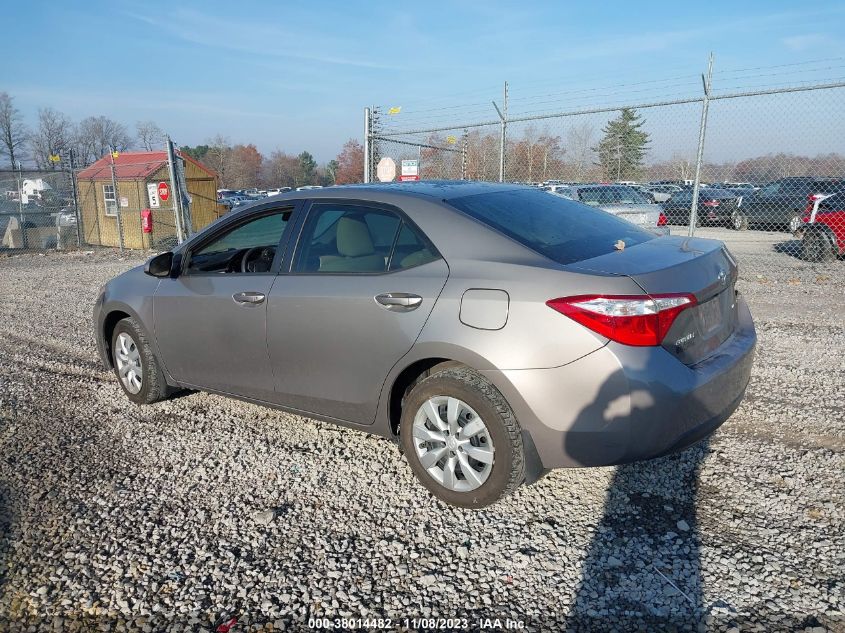 2014 TOYOTA COROLLA L/LE/LE PLS/PRM/S/S PLS - 2T1BURHE5EC033705