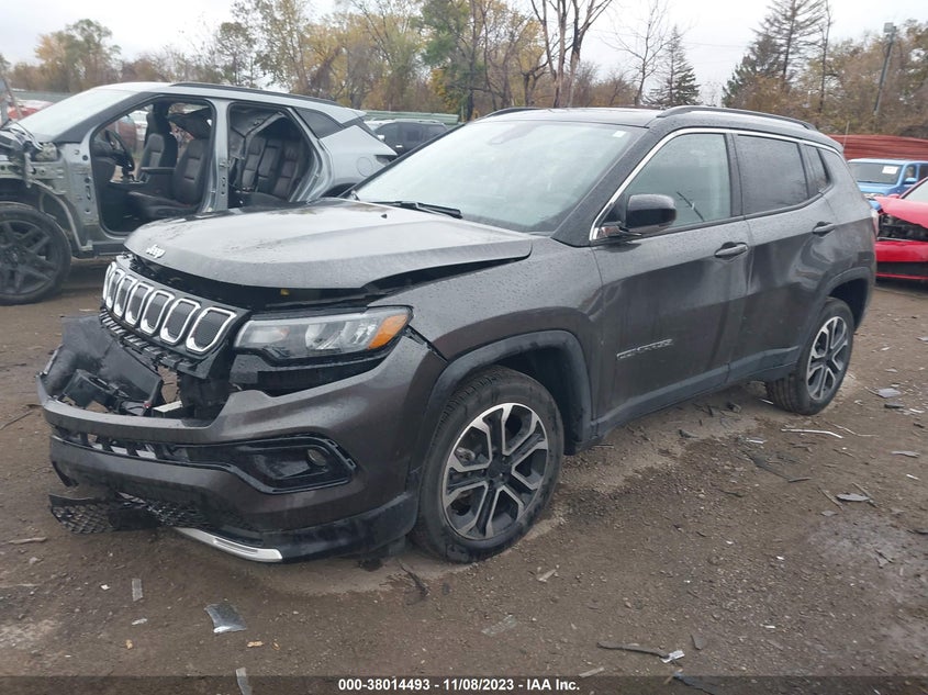 VIN 3C4NJDCB2NT148149 2022 JEEP COMPASS LIMITED