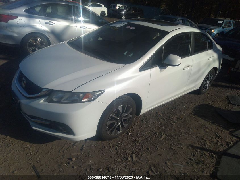 2013 HONDA CIVIC EXL - 19XFB2F97DE261774