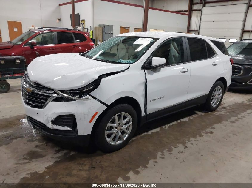 2022 CHEVROLET EQUINOX LT - 3GNAXUEV3NL222562