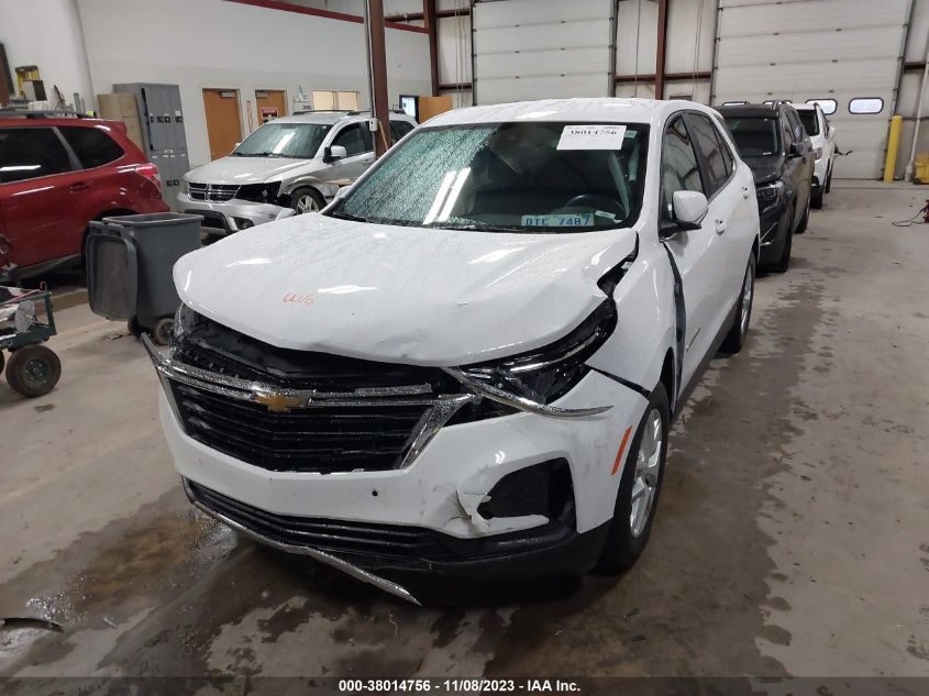 2022 CHEVROLET EQUINOX LT - 3GNAXUEV3NL222562