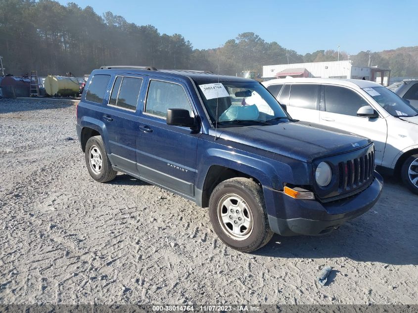 2014 JEEP PATRIOT SPORT - 1C4NJPBA3ED632122