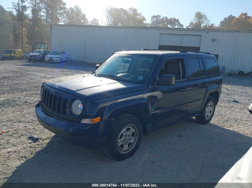 2014 JEEP PATRIOT SPORT - 1C4NJPBA3ED632122