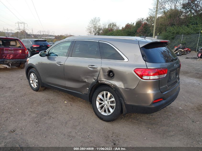 2017 KIA SORENTO 2.4L LX - 5XYPG4A37HG307732