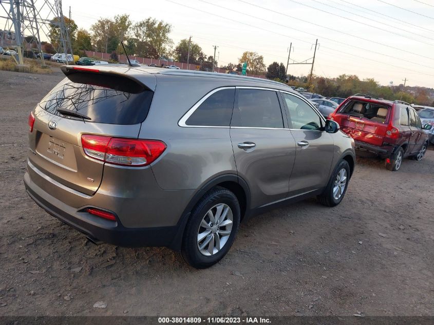2017 KIA SORENTO 2.4L LX - 5XYPG4A37HG307732