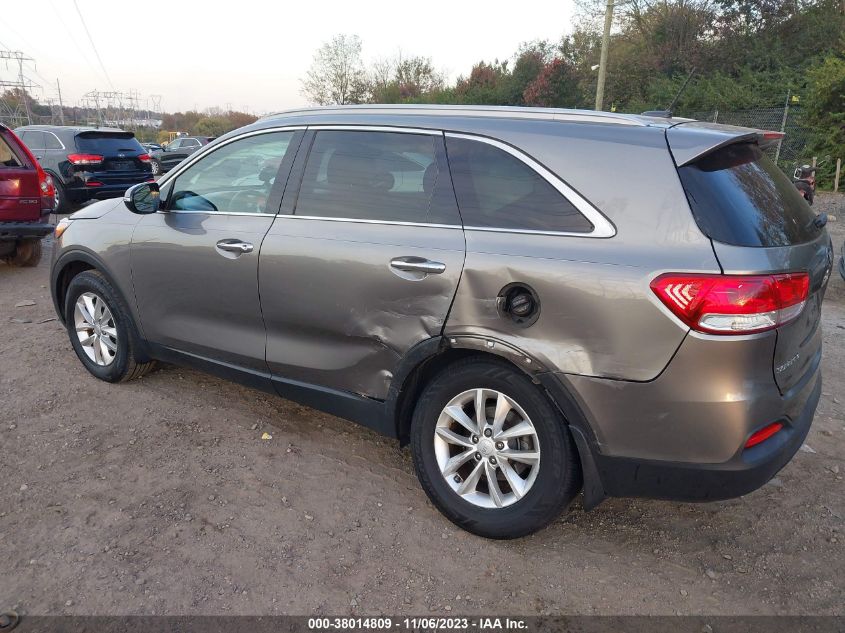2017 KIA SORENTO 2.4L LX - 5XYPG4A37HG307732