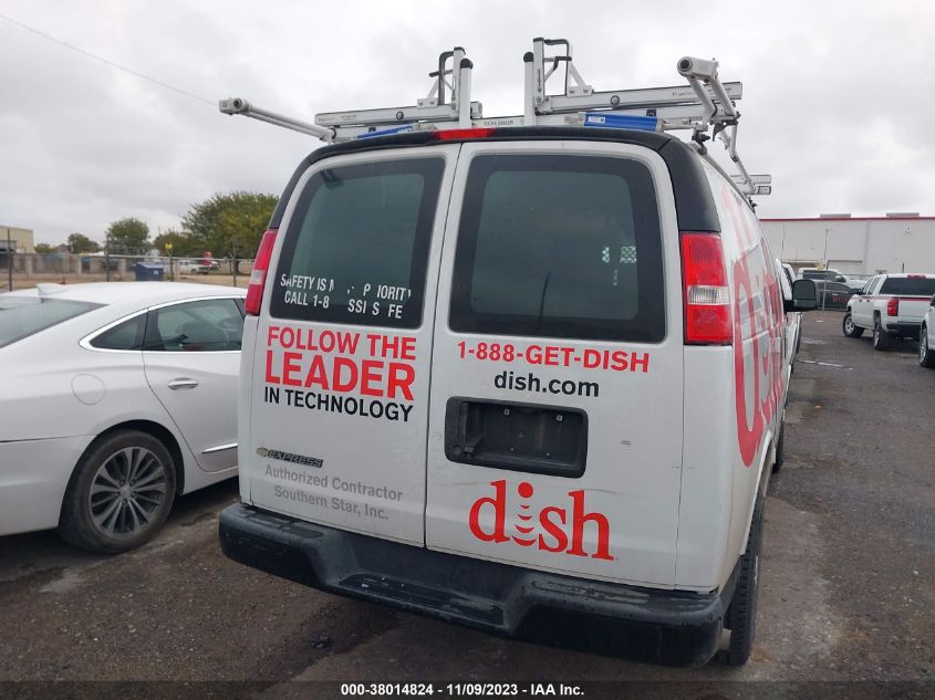 2019 CHEVROLET EXPRESS 2500 WORK VAN 1GCWGAFP5K1237371