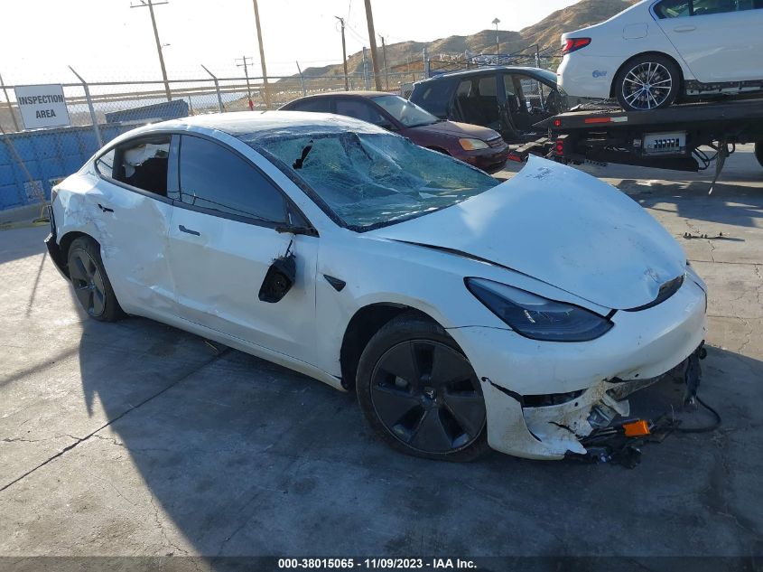 5YJ3E1EA5MF868296 TESLA MODEL 3 STANDARD RANGE PLUS 2021