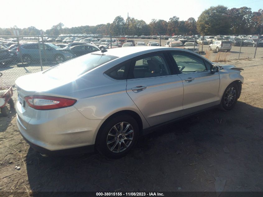 2015 FORD FUSION S - 3FA6P0G74FR131519