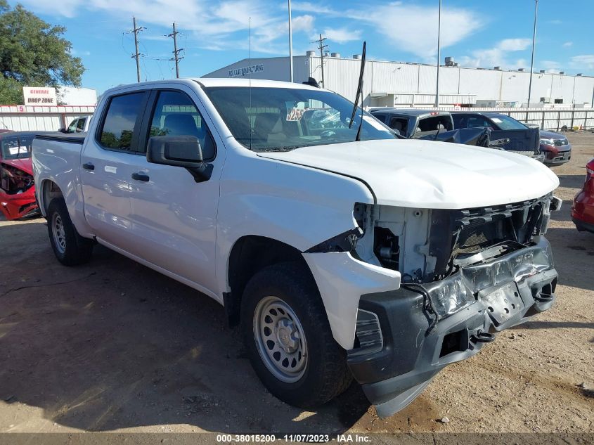 2020 CHEVROLET SILVERADO 1500 4WD  SHORT BED WT - 3GCUYAEF7LG326200