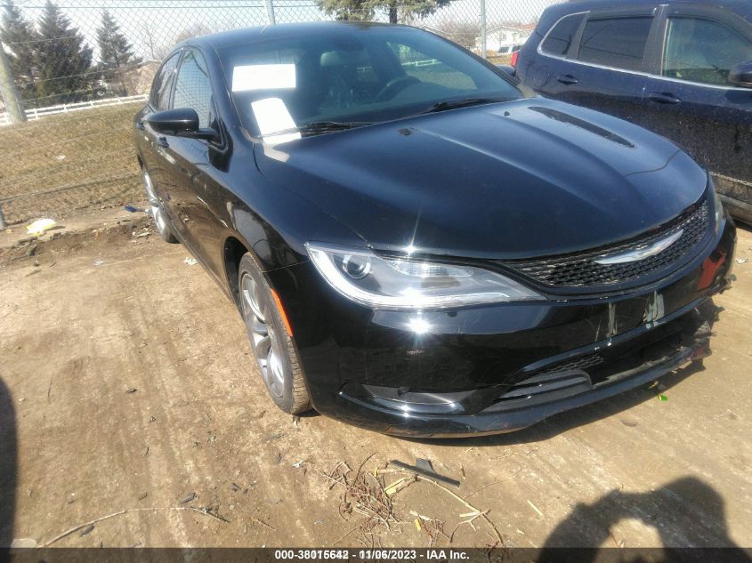 2015 CHRYSLER 200 S - 1C3CCCBB0FN629293