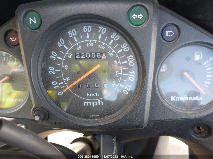 2009 KAWASAKI EX250 J JKAEXMJ119DA25945