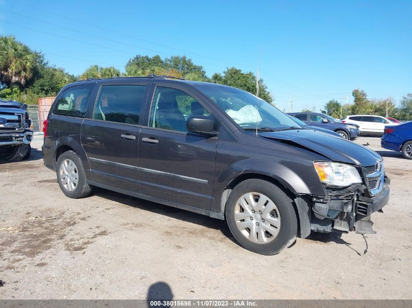 2016 DODGE GRAND CARAVAN SE - 2C4RDGBG3GR316569