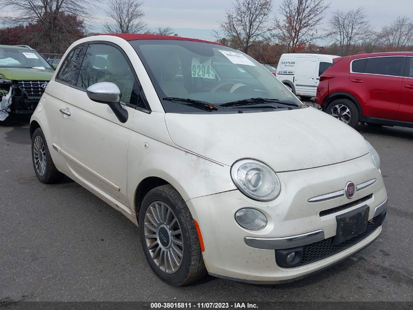 2013 FIAT 500 LOUNGE - 3C3CFFER2DT74185
