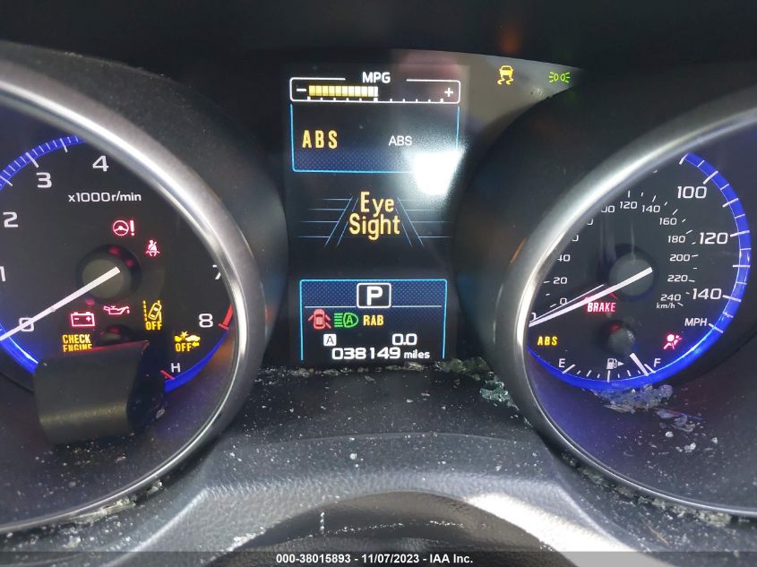 2019 SUBARU LEGACY SPORT - 4S3BNAS60K3002169