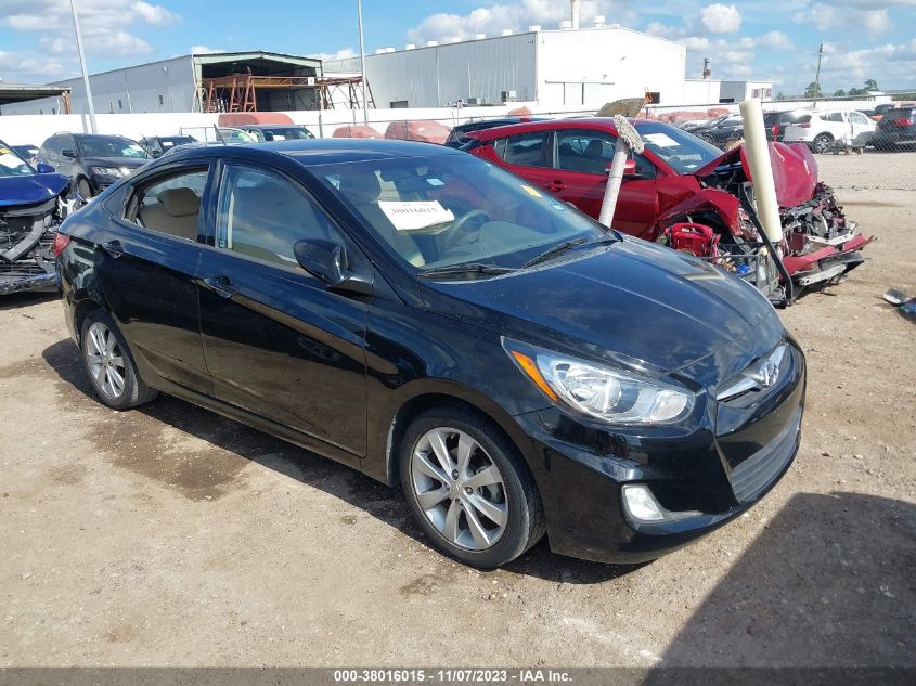 2013 HYUNDAI ACCENT GLS/SE - KMHCU4AE5DU463054
