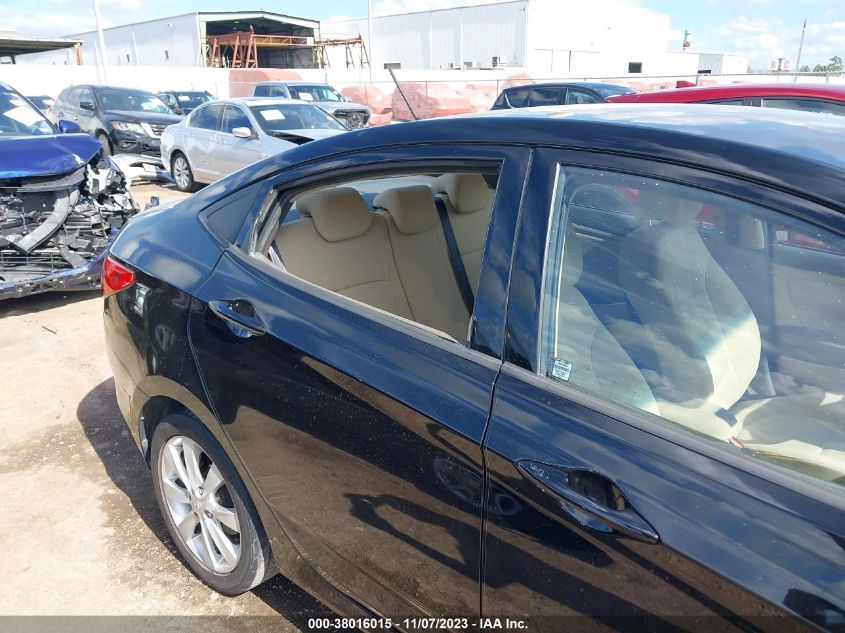 2013 HYUNDAI ACCENT GLS/SE - KMHCU4AE5DU463054