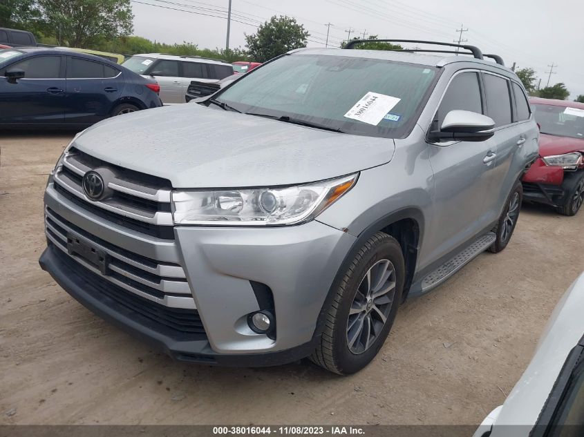 2019 TOYOTA HIGHLANDER XLE - 5TDKZRFHXKS556946