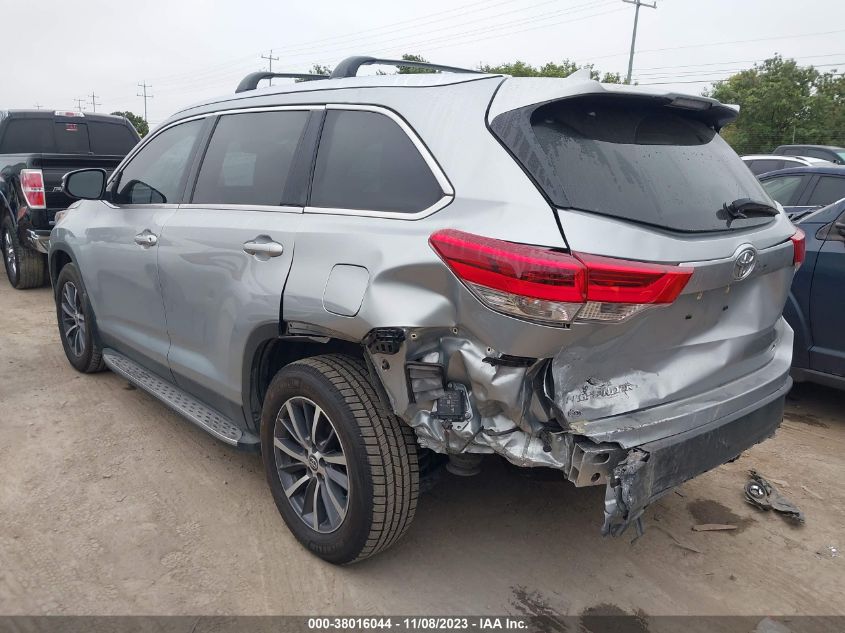 2019 TOYOTA HIGHLANDER XLE - 5TDKZRFHXKS556946