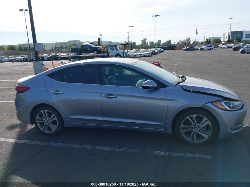 2017 HYUNDAI ELANTRA LIMITED - 5NPD84LF7HH037059