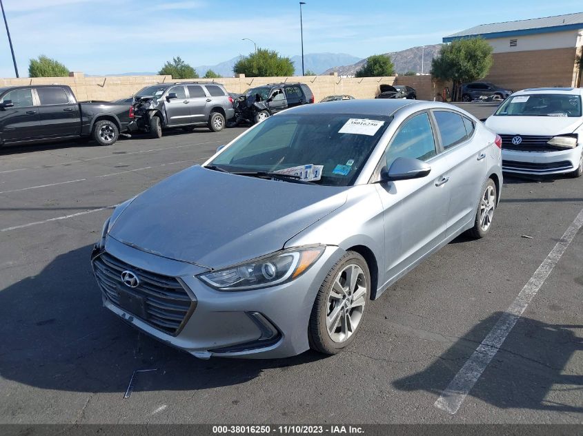 2017 HYUNDAI ELANTRA LIMITED - 5NPD84LF7HH037059