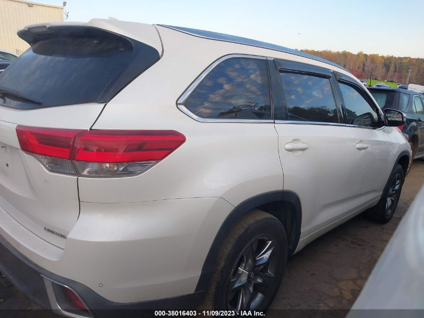 2019 TOYOTA HIGHLANDER LIMITED/LTD PLATINUM - 5TDYZRFH1KS336850