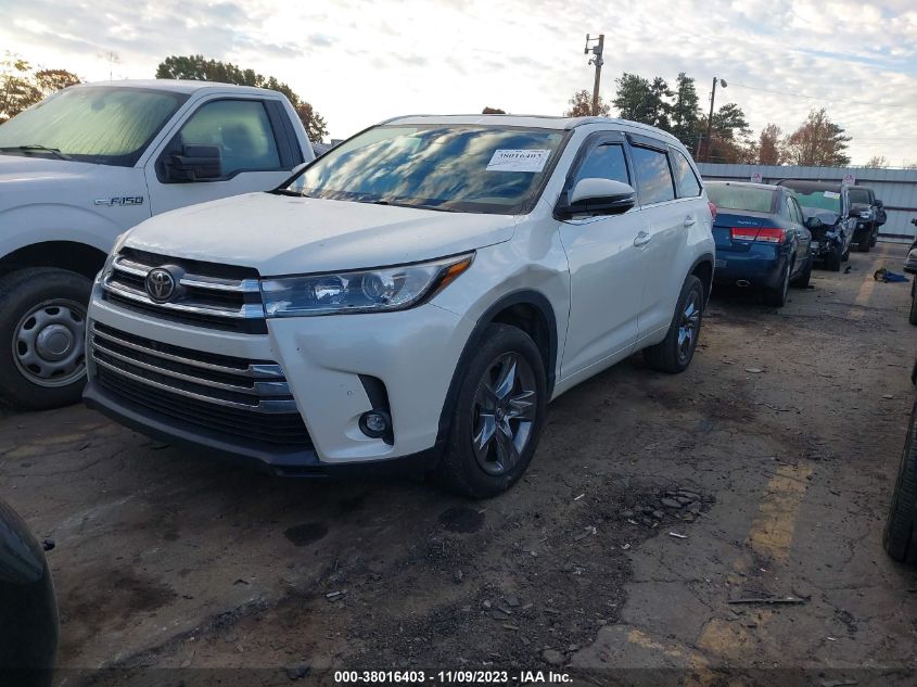 2019 TOYOTA HIGHLANDER LIMITED/LTD PLATINUM - 5TDYZRFH1KS336850