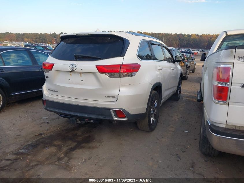 2019 TOYOTA HIGHLANDER LIMITED/LTD PLATINUM - 5TDYZRFH1KS336850