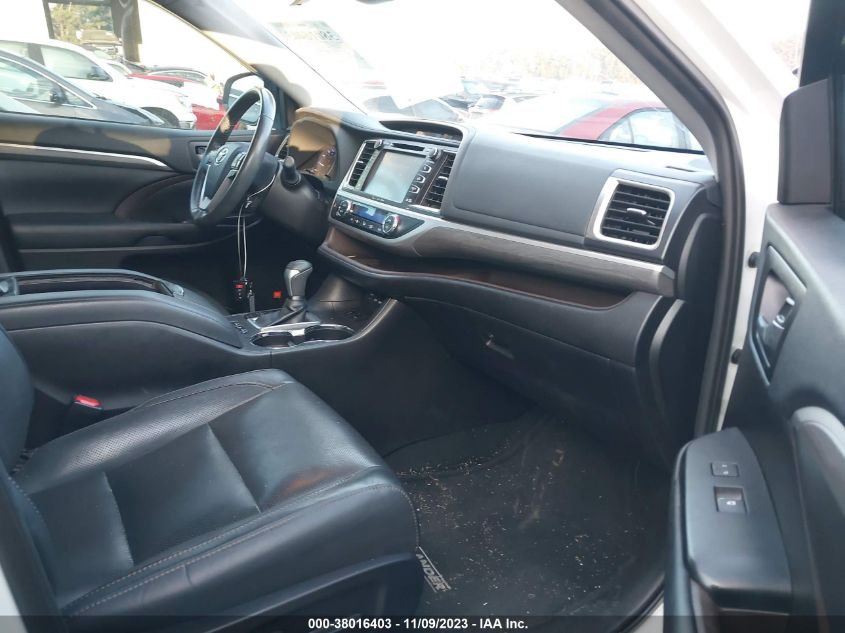 2019 TOYOTA HIGHLANDER LIMITED/LTD PLATINUM - 5TDYZRFH1KS336850