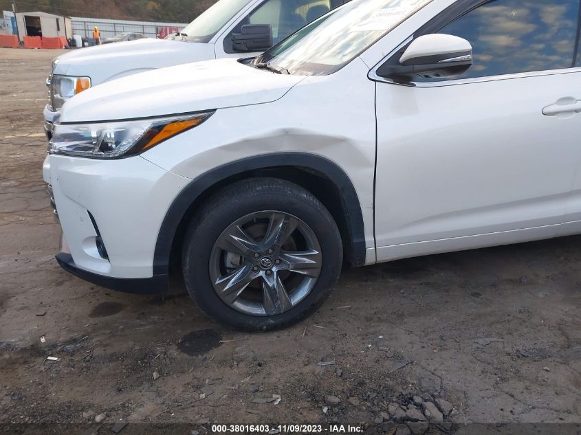 2019 TOYOTA HIGHLANDER LIMITED/LTD PLATINUM - 5TDYZRFH1KS336850