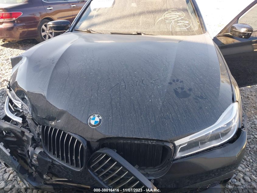 2016 BMW 750I XDRIVE - WBA7F2C51GG421014