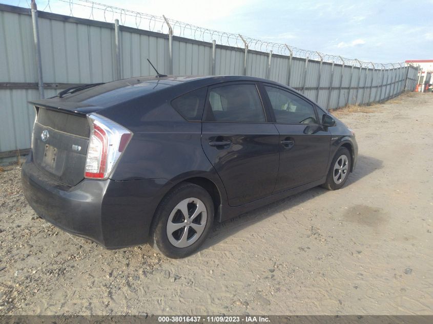 2014 TOYOTA PRIUS - JTDKN3DU6E0385323