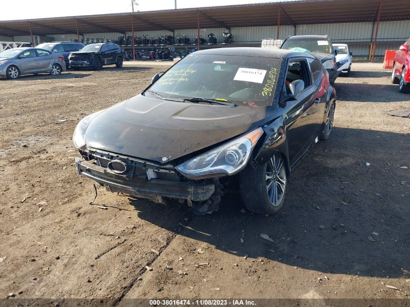 2016 HYUNDAI VELOSTER TURBO - KMHTC6AE8GU290083