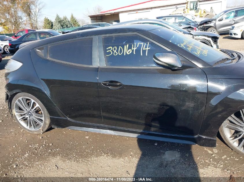 2016 HYUNDAI VELOSTER TURBO - KMHTC6AE8GU290083