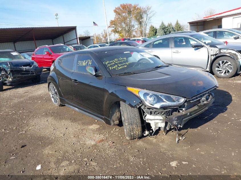 2016 HYUNDAI VELOSTER TURBO - KMHTC6AE8GU290083