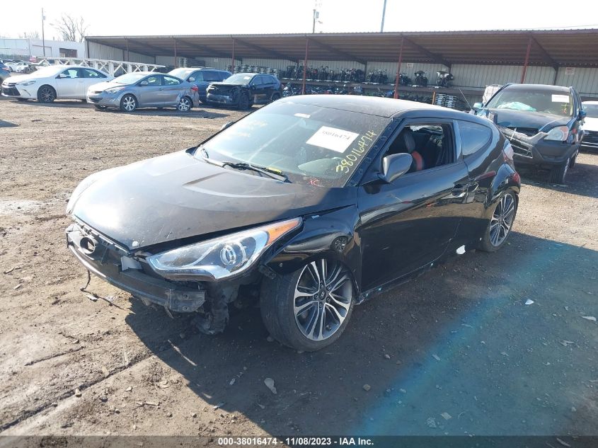 2016 HYUNDAI VELOSTER TURBO - KMHTC6AE8GU290083