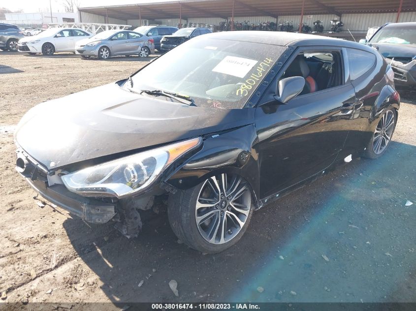 2016 HYUNDAI VELOSTER TURBO - KMHTC6AE8GU290083