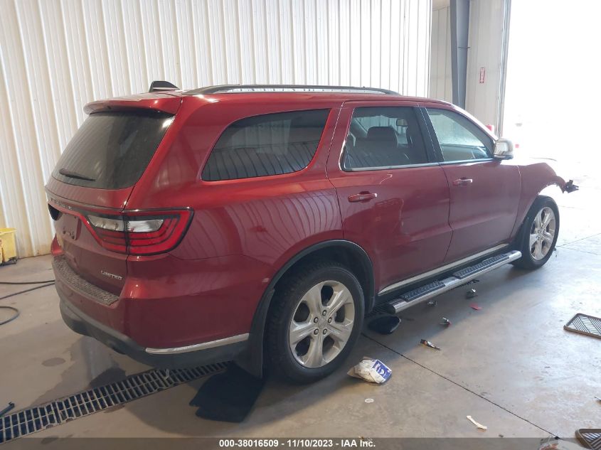 2014 DODGE DURANGO LIMITED - 1C4RDJDG5EC318257