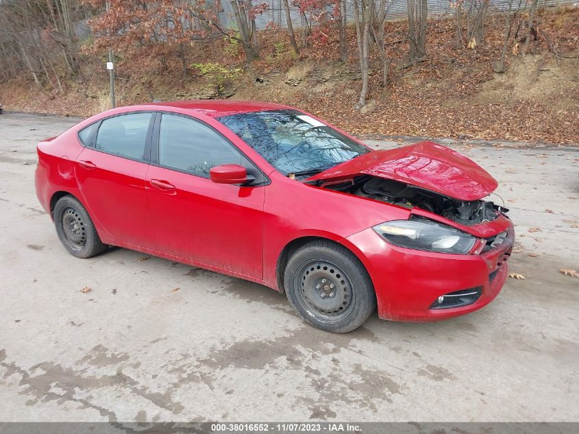 2016 DODGE DART SXT - 1C3CDFBB8GD531649