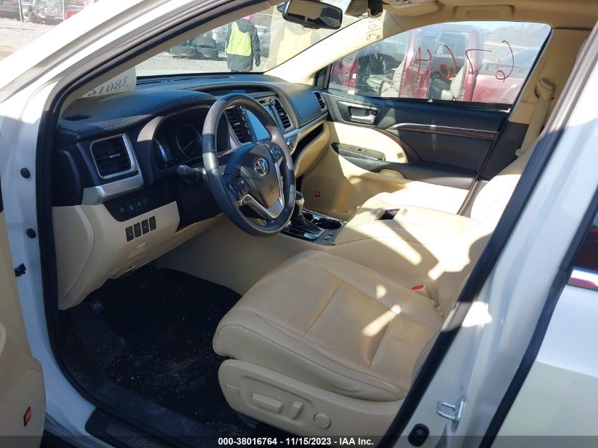 2015 TOYOTA HIGHLANDER LIMITED - 5TDDKRFH0FS078605