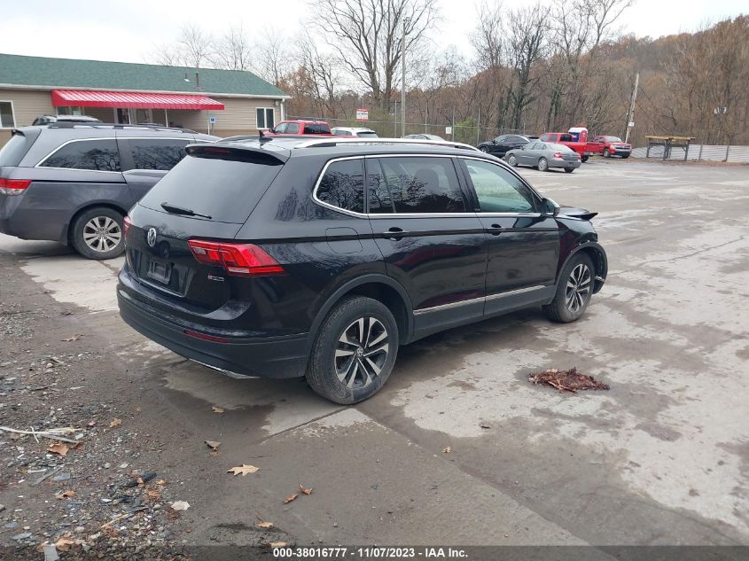 2021 VOLKSWAGEN TIGUAN SE/SE R-LINE BLACK/SEL - 3VV2B7AX1MM105108