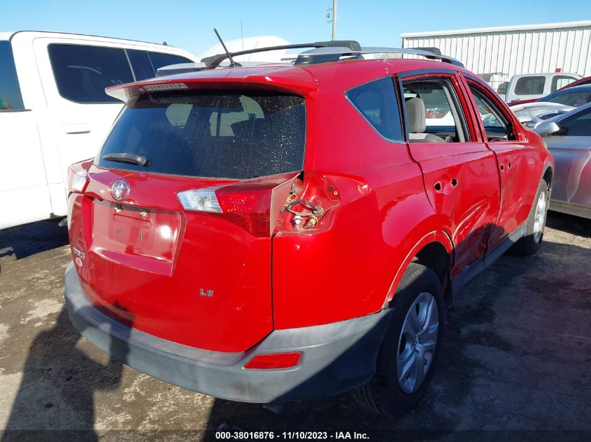 2013 TOYOTA RAV4 LE - 2T3ZFREV6DW008362