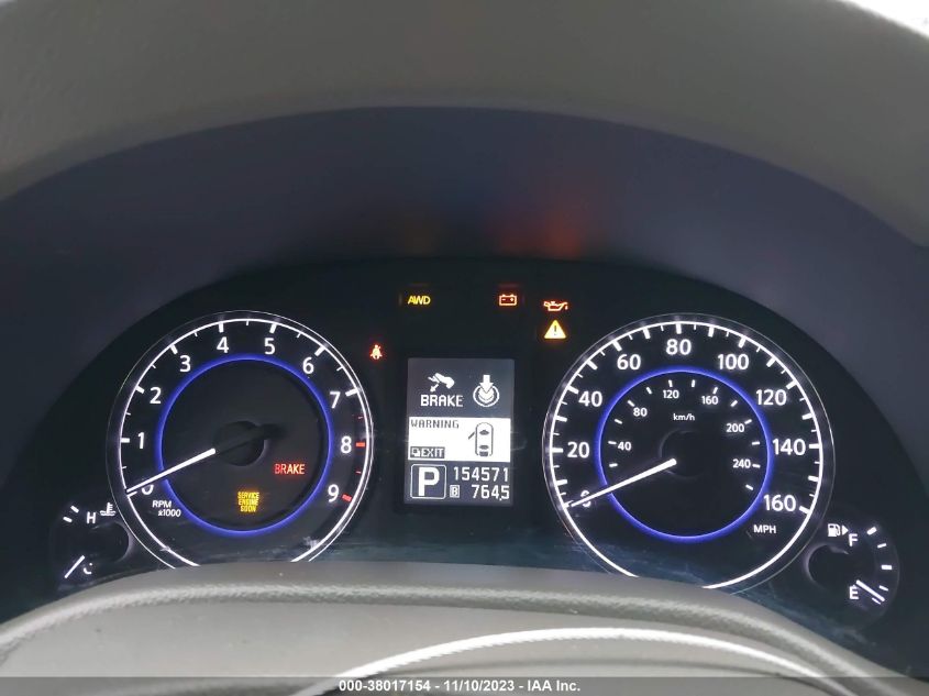 2013 INFINITI G37X X JN1CV6AR2DM763380